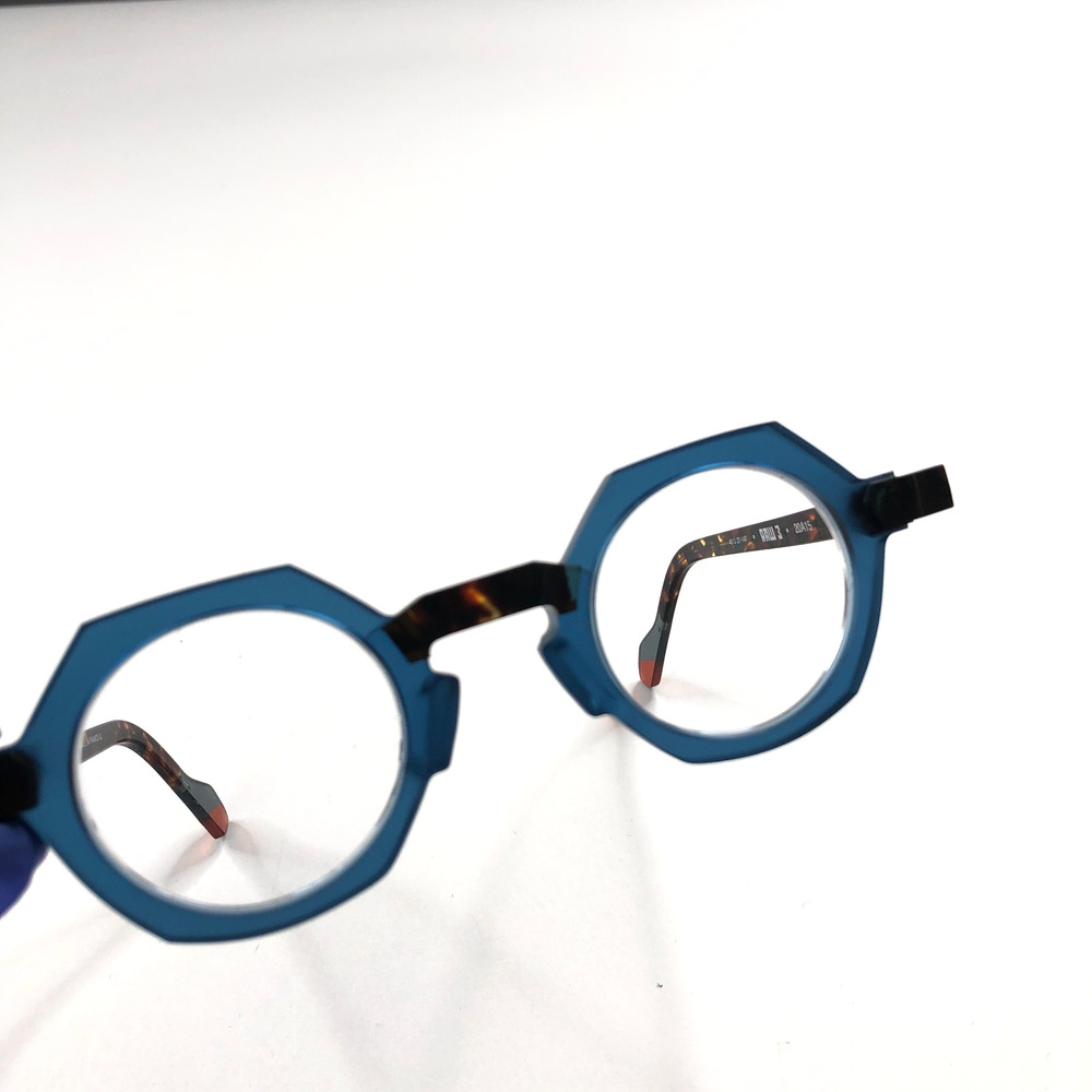 Anne et Valentin Brutalism Raw 3 40-27-147 France Blue Tortoise 20A15 MINT HRJ - Picture 3 of 14